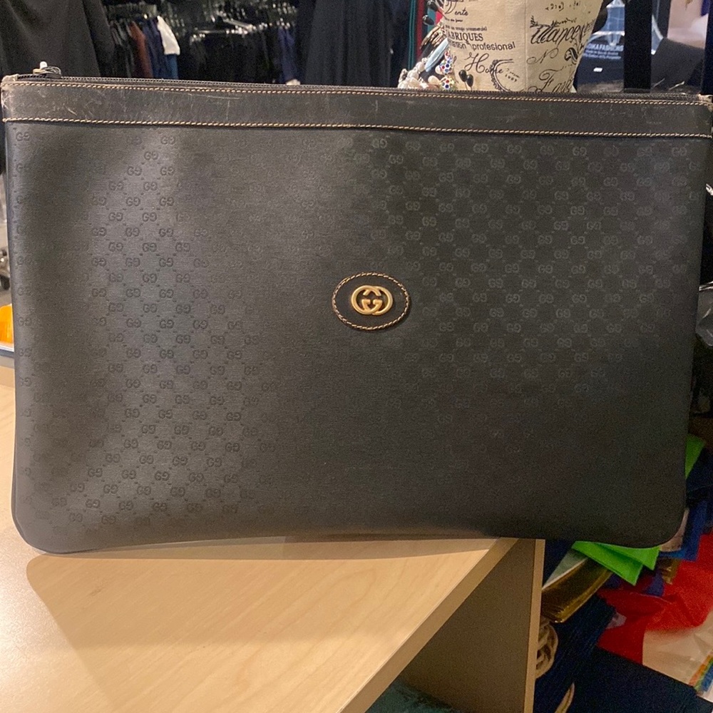 Authentic Gucci Clutch Laptop Bag
